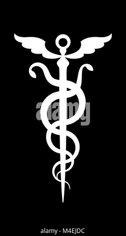 Caduceo di mercurio personale Dell Foto Stock