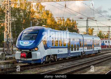 Moderno trasporto regionale nella Repubblica Ceca Foto Stock