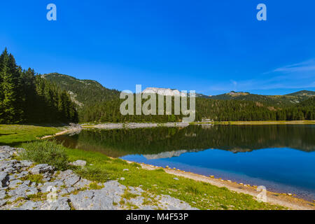 Lago Nero (Crno Jezero) del Durmitor - Montenegro Foto Stock