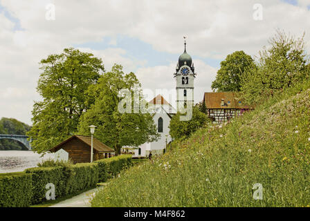 Chiesa Riformata Eglisau, Canton Zurigo, Svizzera Foto Stock