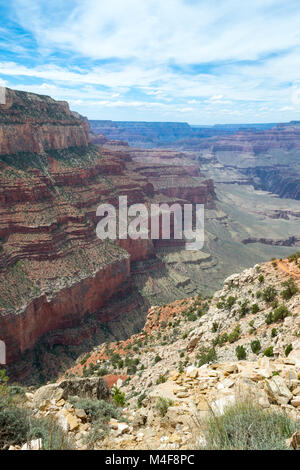 Scendendo la prova di Kaibab Foto Stock