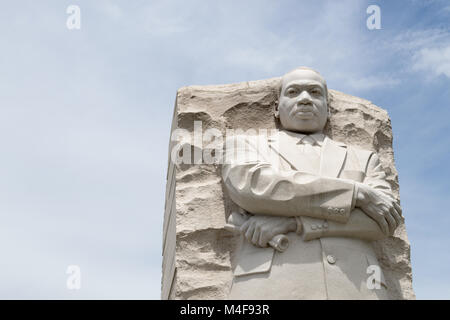 Martin Luther King memorial in c.c. Foto Stock