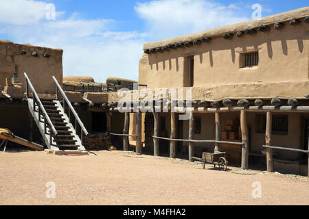 Bents old fort, un grande storico fort adobe e trading post in Colorado Foto Stock