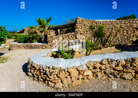 L'Italia, Sicilia, isola di Lampedusa architettura locale Foto Stock