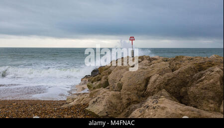 Seacape di testa Hengisbury Foto Stock