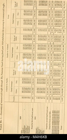 Relazione annuale del governatore del Canale di Panama per l'anno fiscale conclusosi il 30 giugno 1919 (1919) (14804554763) Foto Stock