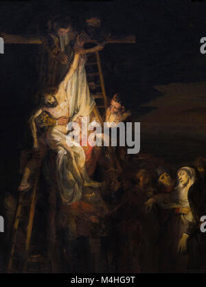 Discesa dalla Croce, Rembrandt Workshop, 1650-1652, National Gallery of Art di Washington DC, USA, America del Nord Foto Stock