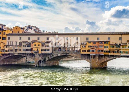 Famoso ponte Ponte Vecchio Foto Stock