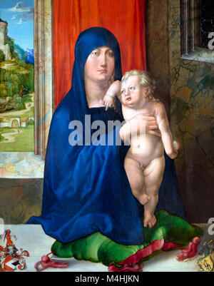 La Madonna e il Bambino, Albrecht Durer, circa 1496-1499, National Gallery of Art di Washington DC, USA, America del Nord Foto Stock