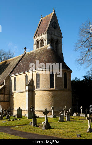 Il reredos nella Basilica di Santa Maria Vergine Chiesa, Freeland, Oxfordshire, England, Regno Unito Foto Stock