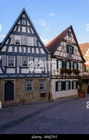 Geburtshaus Schillers, Marbach am Neckar, Baden-Württemberg, Deutschland, Europa Foto Stock
