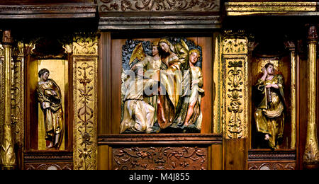 Retablo ( Ancona) 1526-1532 Alonso Berruguete 1489-1561 master del XVI secolo, Spagna, Spagnolo ( Monastero di San Benito el Real ) Valladolid Foto Stock