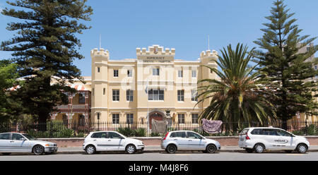 Il Somerset Hospital sulla zona fronte mare nel centro di Città del Capo Sud Africa. Dicembre 2017 Foto Stock