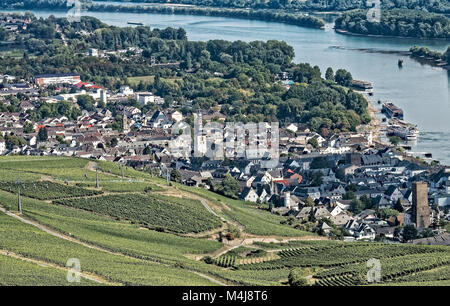 Rüdesheim sul Reno Foto Stock