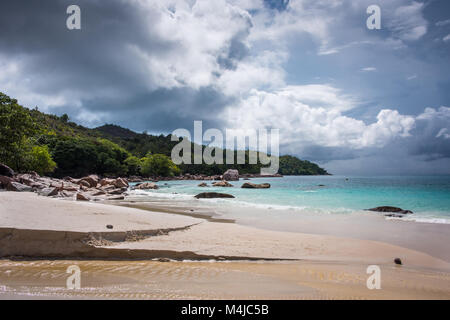 Anse Lazio, Praslin, Seicelle Foto Stock