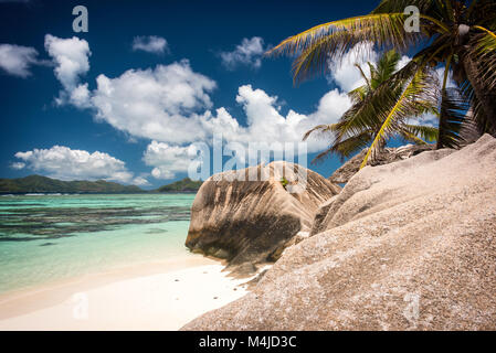 Anse Source d'Argent, La Digue, Seicelle Foto Stock