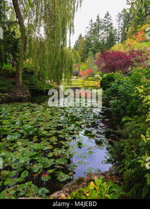 Complesso di giardini di fiori Foto Stock