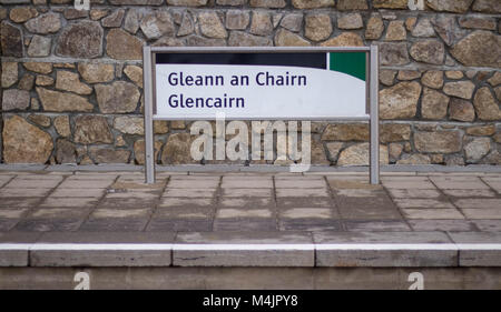 Glencairn LUAS Stop, Dublino. Foto Stock