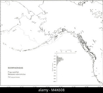 Atlas e faunistica di pesci comuni nel Mare di Bering e nel Nordest Pacifico - M. James Allen, Gary B. Smith (1988) (20158195559) Foto Stock