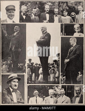 L'edizione 1920 della rivista Baltimore and Ohio Employees Magazine copre notizie, aggiornamenti e risultati relativi ai dipendenti della compagnia ferroviaria. Foto Stock