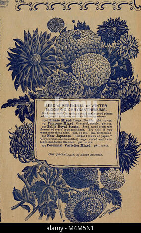 Il Catalogo dei semi 1902 di Bell offre una varietà di semi a prezzi accessibili, sottolineando piante di alta qualità e facili da coltivare adatte per i giardinieri domestici e per scopi agricoli. Foto Stock