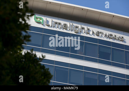 Un logo segno al di fuori della sede della ribalta reti in Tempe, Arizona, il 3 febbraio 2018. Foto Stock