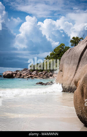 Anse Lazio, Praslin, Seicelle Foto Stock