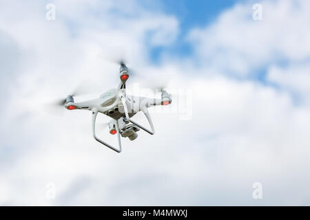 Quad copter drone Foto Stock