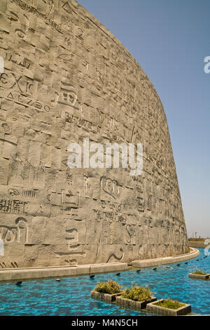 Bibliotheca Alexandrina, la nuova biblioteca di Alessandria, Egitto Foto Stock