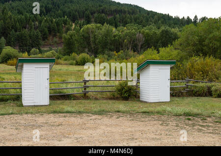 Dipendenza rurale o privato vicino Boseman, Montana Foto Stock