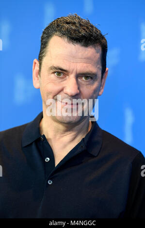 Berlino, Germania. Xvii Feb, 2018. Christian Petzold durante il "transito" photocall al 68esimo Festival Internazionale del Cinema di Berlino / Berlinale 2018 il 17 febbraio 2018 a Berlino, Germania. Credito: Geisler-Fotopress/Alamy Live News Foto Stock