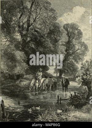 Birket Foster immagini di paesaggio inglese (1863) (14594808510) Foto Stock
