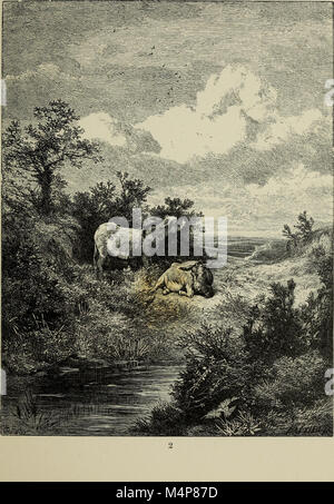 Birket Foster immagini di paesaggio inglese (1863) (14801356623) Foto Stock