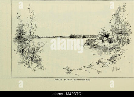 La "Boston Park Guide" (1896) fornisce una panoramica completa dei parchi di Boston, sia municipali che metropolitani. Offre informazioni sui sistemi di parchi, il paesaggio e gli spazi verdi, con dettagli sulla progettazione e l'uso pubblico dei parchi in tutta l'area di Boston. Foto Stock