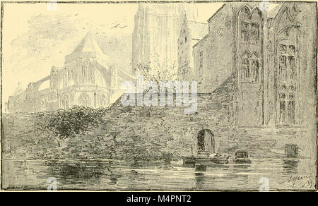 Bruges. Monumentale et pittoresco. Frontispice et dessins de Armand Heins, Ed. Duyck etc (1886) (14781824654) Foto Stock