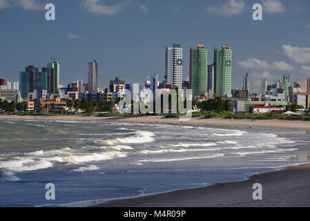 Kite surf, Joao Pessoa, Paraíba stato, Brasile Foto Stock