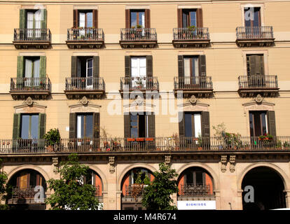 Edificio da Av. del Marques de Argentera La Ribera Barcellona Spagna Foto Stock