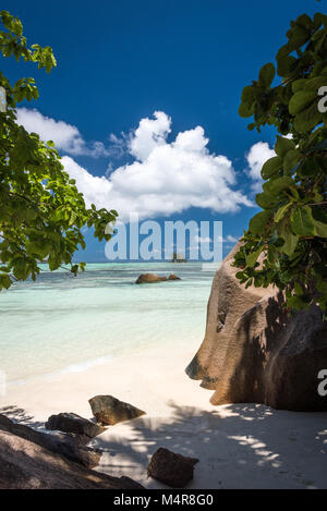 Anse Source d'Argent, La Digue, Seicelle Foto Stock