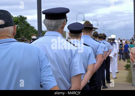 Squadron Australian Air Force Cadetti e Royal Australian Navy in Australia Foto Stock