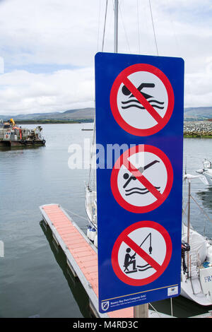 Yacht Marina in Bantry Co. Cork in Irlanda Foto Stock