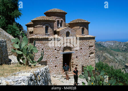 Stilo, Byzantinic chiesa cattolica, Calabria, Italia Foto Stock