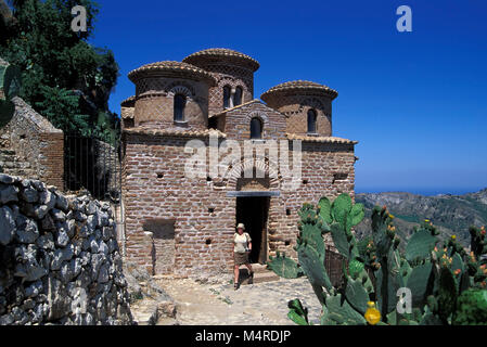 Stilo, Byzantinic chiesa cattolica, Calabria, Italia Foto Stock