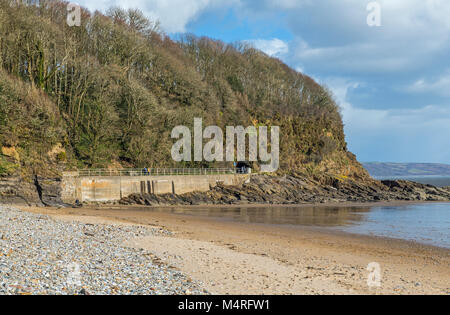 Sala Coppett spiaggia vicino a Saundersfoot South Pembrokeshire West Wales Foto Stock