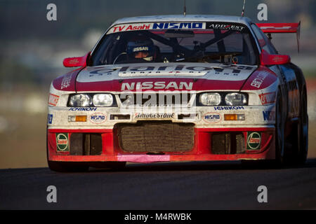 24H di Le Mans 1996,Nissan Skyline GT-R LM, Kazuyoshi Hoshino, Masahiro Hasemi,Toshio Suzuki Foto Stock