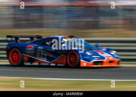 24H di Le Mans 1996, la McLaren F1 GTR,Ray Bellm,James Weaver,JJ Lehto Foto Stock