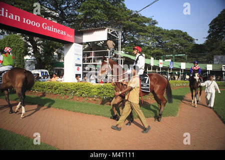 Mumbai, Maharashtra, India. 3 gennaio, 2005. Il 1 marzo 2005, Mumbai - India. Vista la Giantti -Gitanjali Indian 1000 Guinea Derby evento a Mumbai.Mehul Choksi, è stata una caratteristica normale sugli elenchi dei ricchi e famosi indiani . Ora egli è presunto essere al centro del Punjab National Bank (PNB) frode finanziaria superiore a 3 miliardi di dollari - India la maggiore banca caso di frode.La Direzione di esecuzione (DE) Sabato 17 feb 2018 condotte ricerche in 21 destinazioni in tutta l'India, in connessione con Mumbai-base gioielliere miliardario Nirav Modi e fondatore di gioielli Gitanjali Mehul Chok Foto Stock