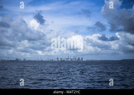 Dal Porto di Miami Foto Stock