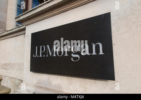J.P. Morgan sede in Londra Foto Stock