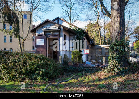 Berlino, Pankow Grabmale - Stone Mason e costruttore di lapidi e monumenti funerari Foto Stock