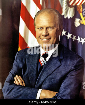 GERALD FORD (1913-2006) come 38° Presidente degli Stati Uniti il 27 Augusat 1974. Foto: David Kennedy Foto Stock